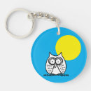 Search for funny owls key rings Barn owl