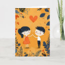 Search for cute cartoon couple cards Boy