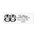 Search for penguins return address labels cute