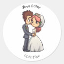 Search for bride and groom cartoon stickers Funny