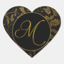 Search for gold letter m stickers Black
