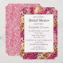 Search for gold leopard invitations Pink