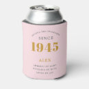 Search for 80th birthday can coolers 80 years old