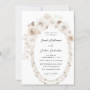 Search for pearl wedding invitations Modern