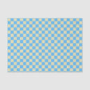 Search for blue white plaid tissue paper Retro