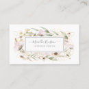 Search for wild business cards Floral