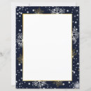 Search for christmas letter paper stationery paper Snowflakes
