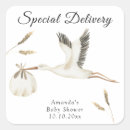 Search for special stickers Stork baby shower