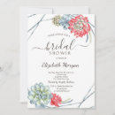 Search for succulent bridal shower invitations Tropical