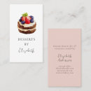 Search for dessert business cards Baker