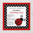 Search for red and white polka dots invitations Party