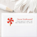 Search for peppermint candy return address labels Cute