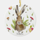 Search for hare christmas tree decorations Watercolor