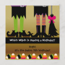 Search for twins halloween invitations Witch