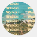 Search for waikiki honolulu hawaii stickers Tropical