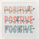 Search for positive thinking coasters Inspirational quote