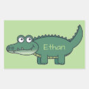 Search for alligator cartoon stickers Green