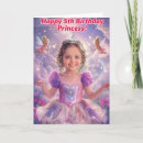 Search for 5th princess birthday cards Girl