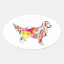 Search for golden retriever puppy stickers Pink
