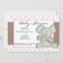 Search for zebra baby girl shower invitations Stripes