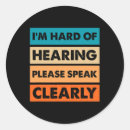 Search for hearing impaired stickers Vintage