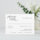 Search for no meal choices wedding rsvp cards Simple
