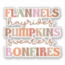 Search for bonfire party stickers Fall