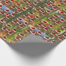 Search for airedale wrapping paper Santa