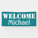 Search for signs and banners Welcome