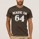 Search for born in the 60s tshirts Made in 1964