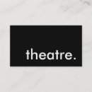 Search for theatre business cards Actresses