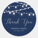 Search for navy and silver thank you stickers Birthday