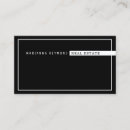 Search for basic black business cards Minimal
