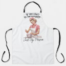Search for funny sarcastic aprons Retro