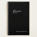 Search for monthly planners Black and white