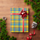 Search for yellow christmas wrapping paper Tartan