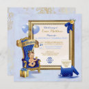 Search for blue prince birthday invitations Vintage