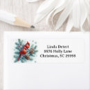 Search for cardinal bird return address labels Songbird