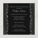 Search for white trim invitations Silver