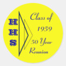 Search for high school class reunion stickers Gold