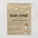 Search for brida shower invitations Rustic