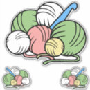 Search for hooked stickers Yarn