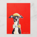 Search for red bow postcards Dog