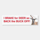 Search for buck bumper stickers Deer