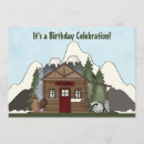Search for cabin birthday invitations Winter