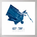 Search for map coordinates posters Housewarming