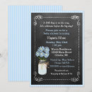 Search for footprint baby shower invitations Stripes