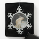 Search for white wolf christmas tree decorations Wildlife