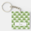 Search for green pattern key rings Triangles