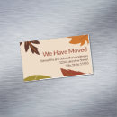 Search for we have moved business cards New home